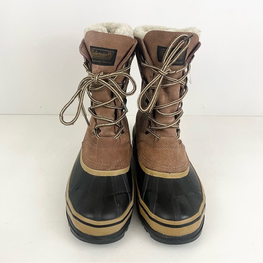 Men’s Coleman Fleece Lined Winter Lace Up Boots Mens Size 7